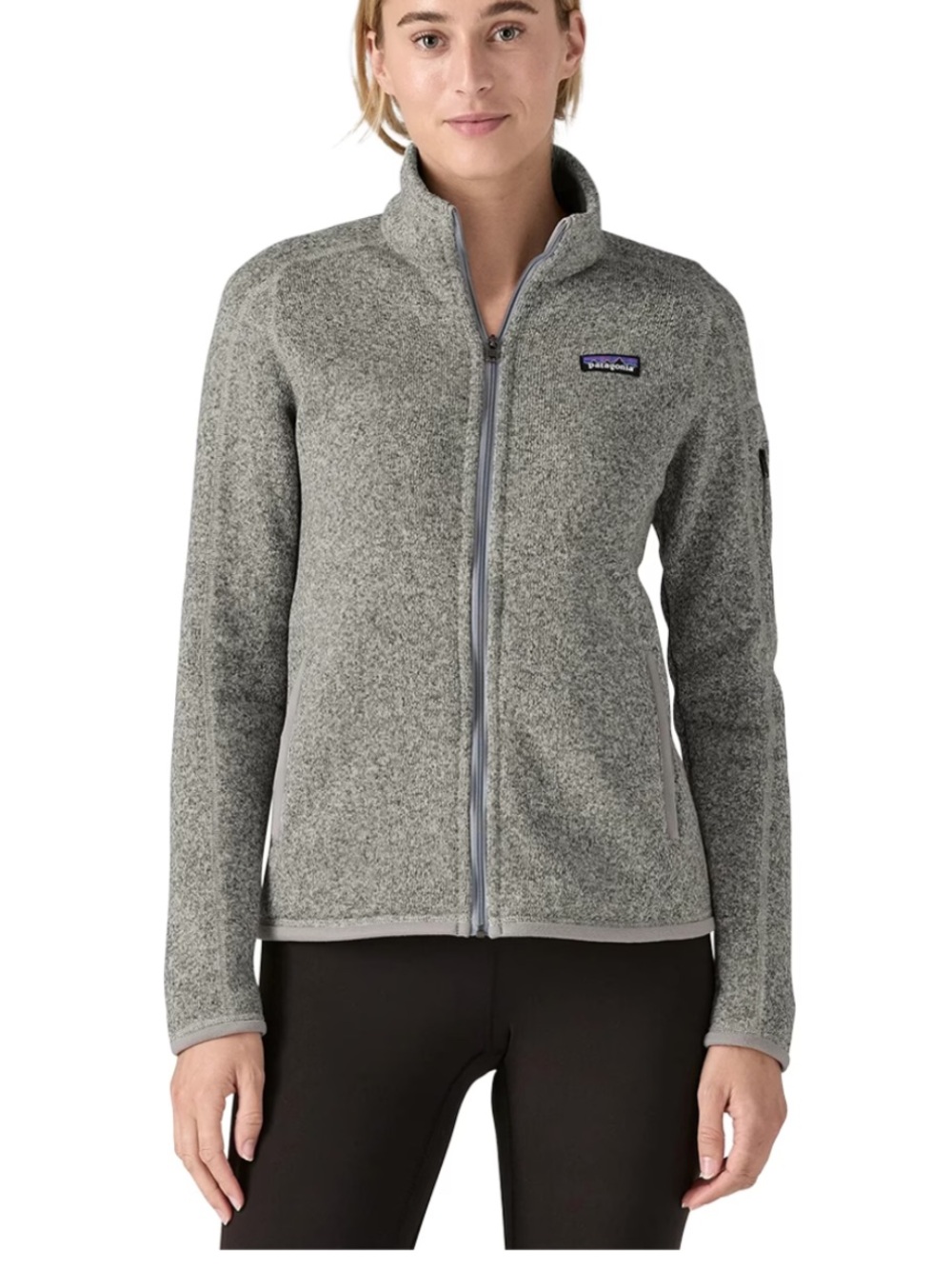 Patagonia Better Sweater Full Zip Fleece Jacket Grey Heather Women's Medium